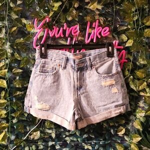 Girls Distressed Levi Shorts New Without Tags